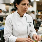 Executive-length chef coat