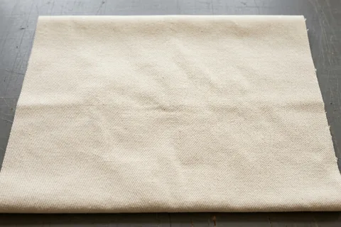 100% cotton twill coverall fabric laid flat