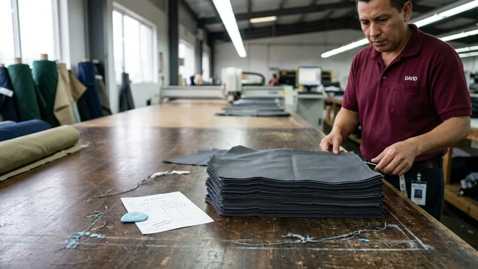 New panels cut from the same dye lot for a remade garment